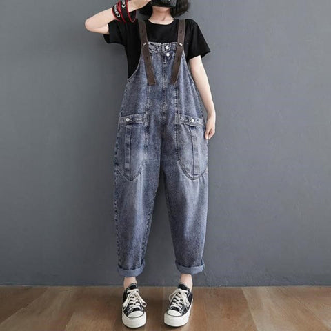 Vintage Denim Y2K Overalls