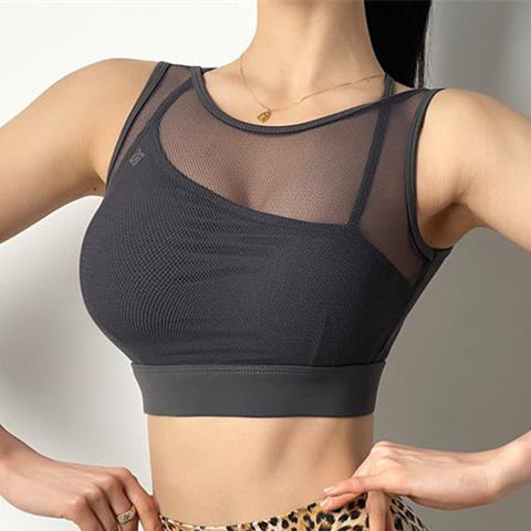 Top deportivo y de yoga para mujer TemptMesh