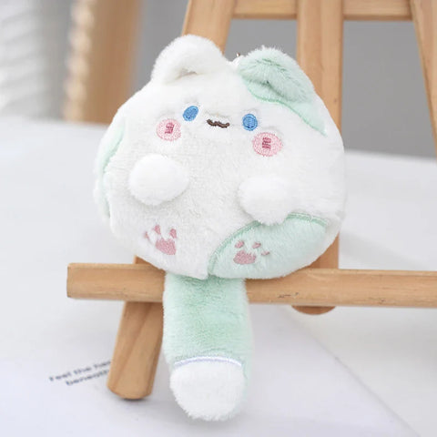 Llavero de juguete de peluche de gato kawaii