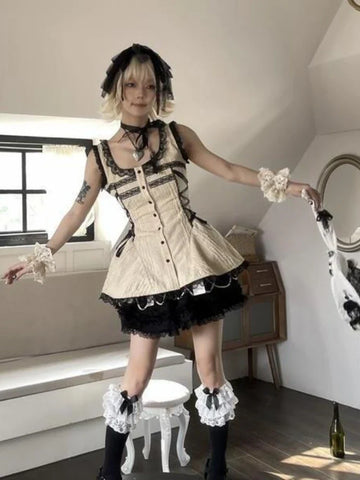 Gothic Lolita Lace Shirt