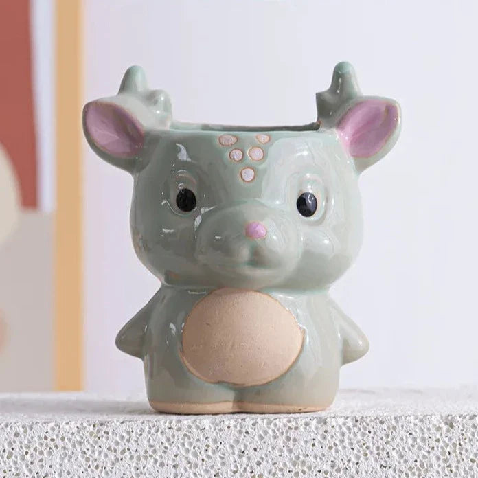 Cute Deer Flower Pot
