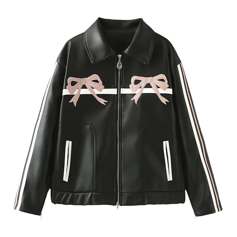 Cute Punk Leather Jacket