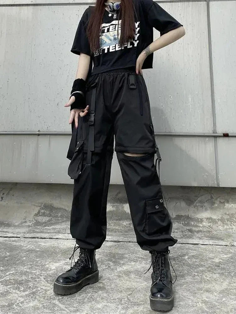 Gothic Techwear-Cargohose