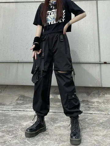 Gothic Techwear-Cargohose