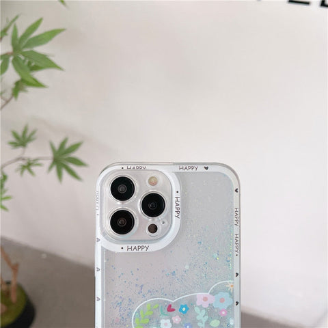 Funda de conejo y oso kawaii para Samsung Galaxy