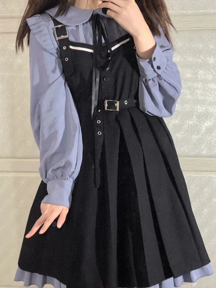 Kawaii Lolita Schulkleid-Outfit