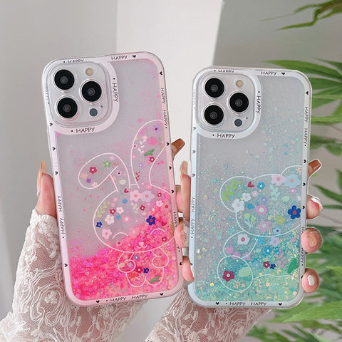 Funda de conejo y oso kawaii para Samsung Galaxy