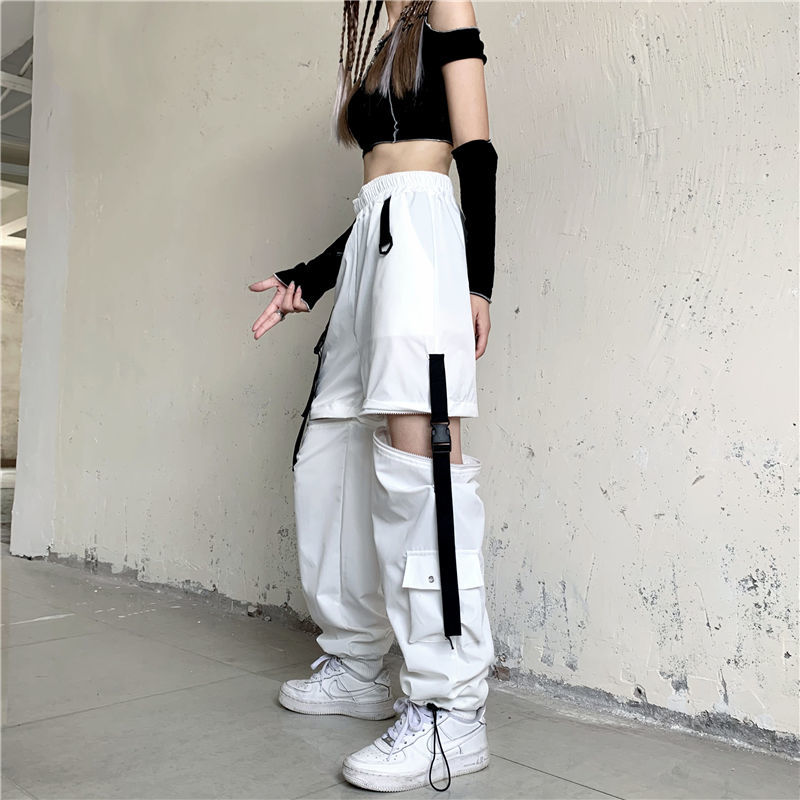 Pantalones de estilo Harajuku con tecnología