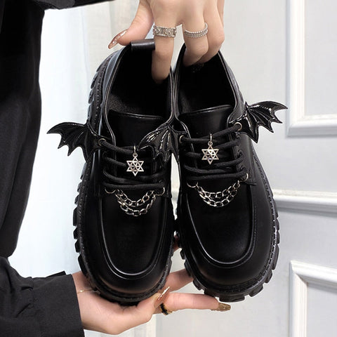 Gothic Aesthetic Platform Shoes