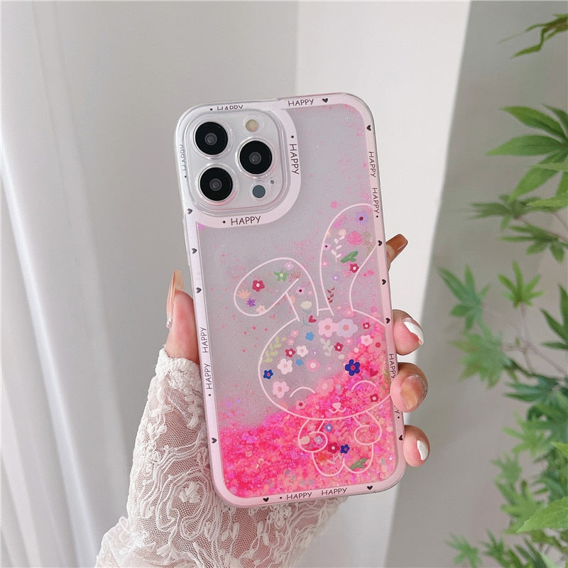 Funda de conejo y oso kawaii para Samsung Galaxy