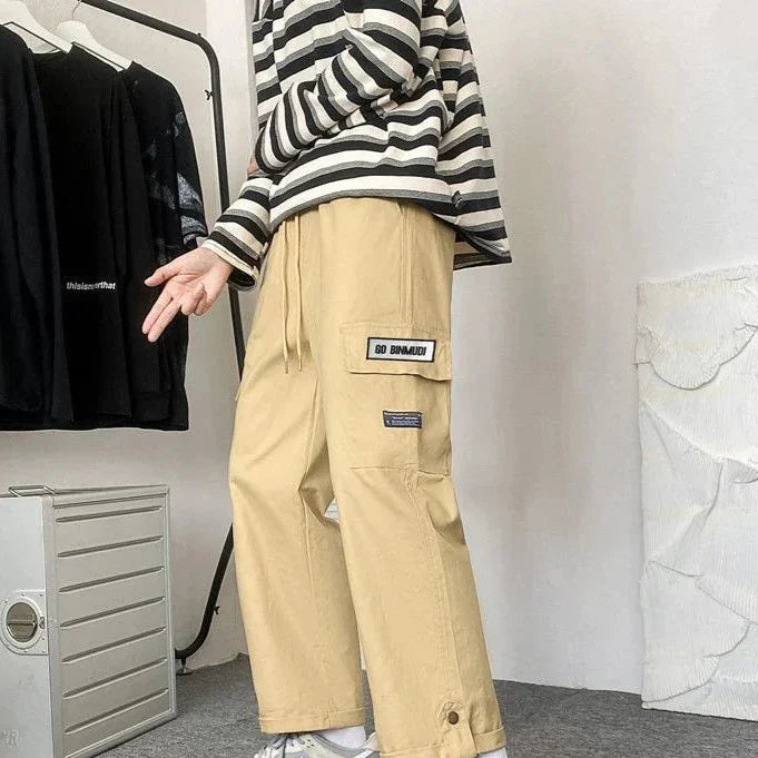 Koreanische Casual Cargohose