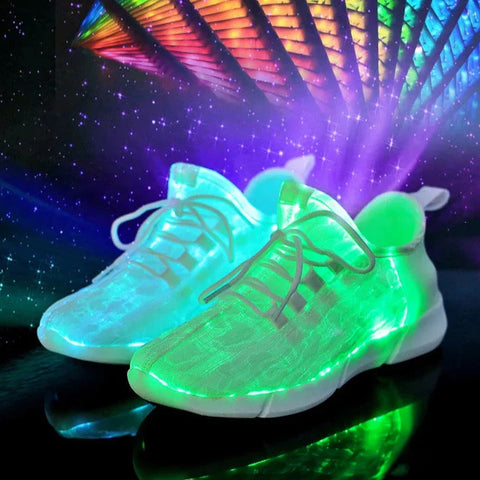 Zapatillas deportivas con luces LED brillantes