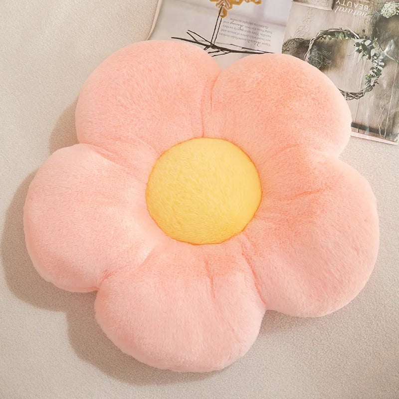 Cute Daisy Flower Plush Pillow