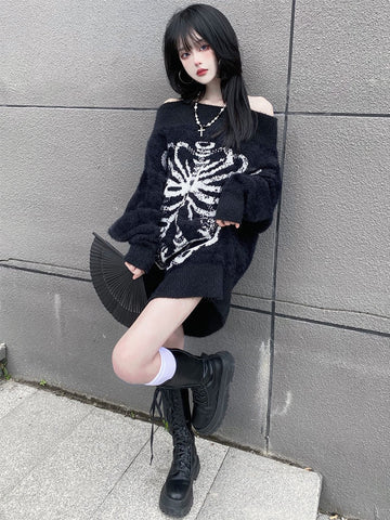 Grunge Y2K Ästhetischer Pullover