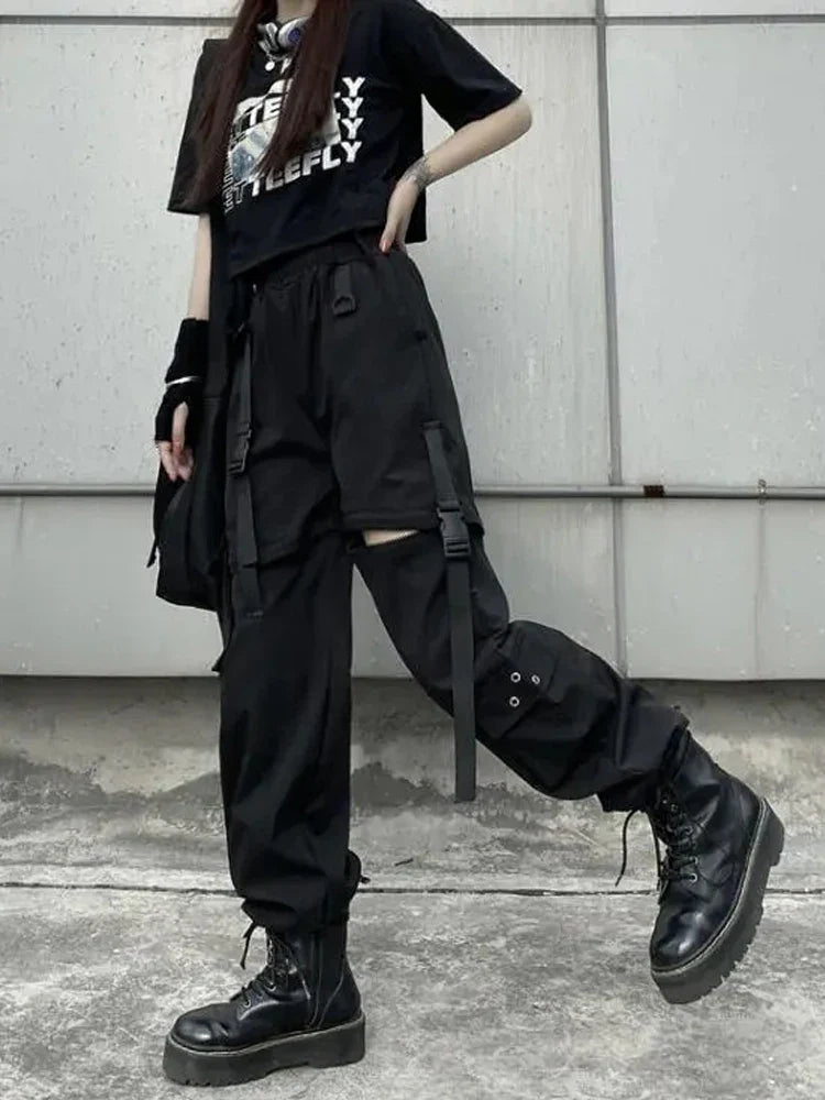 Gothic Techwear-Cargohose