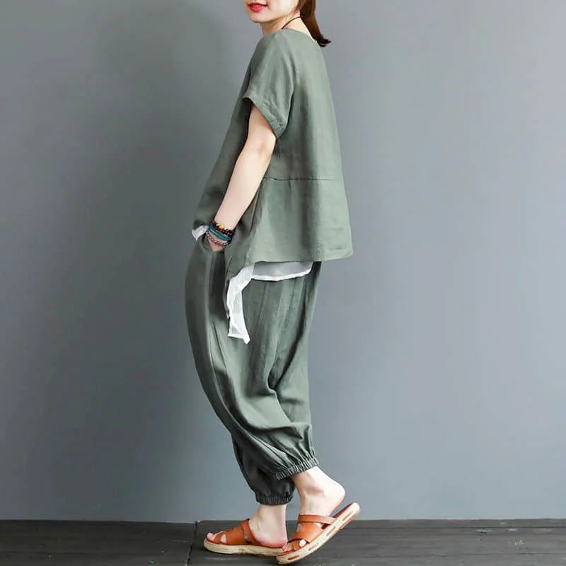 Cozy Oversized Outfit - T-Shirt & Pants