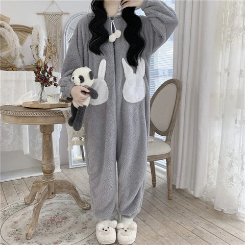 Süßer Hasen-Kigurumi-Pyjama 