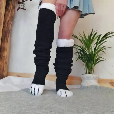 Kawaii Paws High Socks