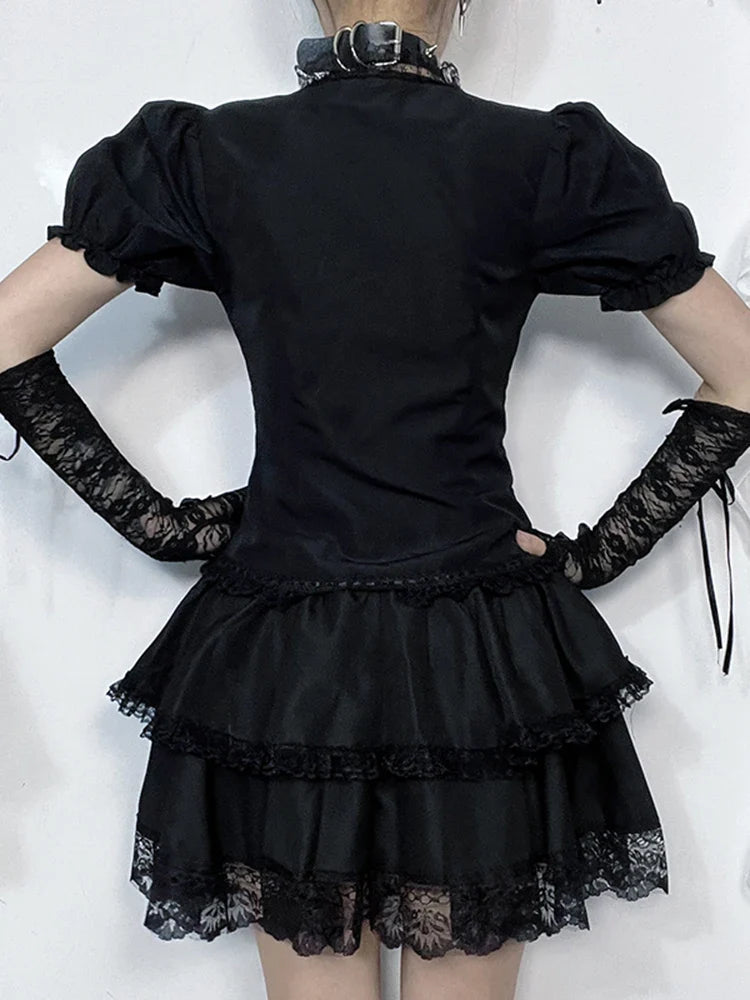 Gothic Lolita Vintage Bluse