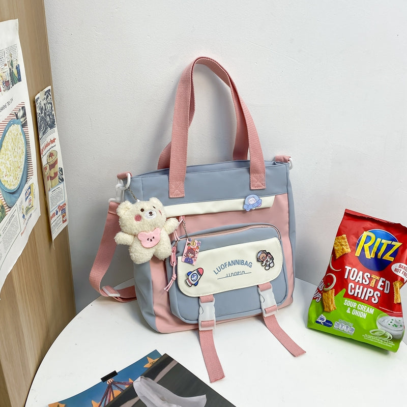 Ästhetisches Rucksack- und Taschenset für die japanische Schule