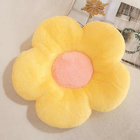 Cute Daisy Flower Plush Pillow