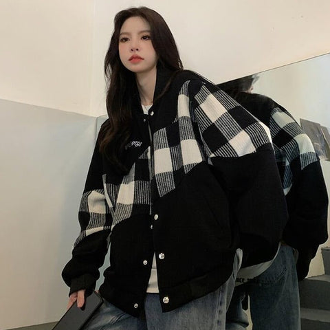 Deeptown Baseballjacke im koreanischen Stil