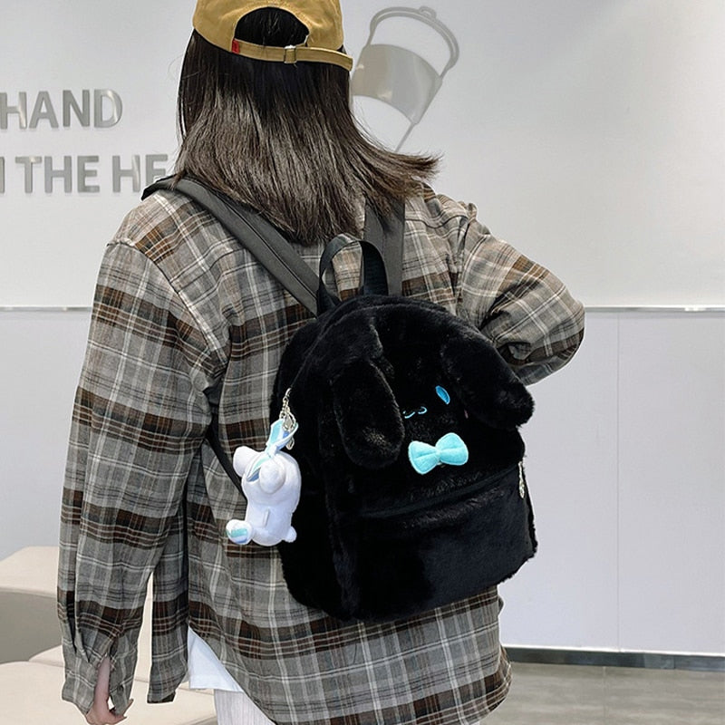 Plüsch-Kawaii-Schulrucksack