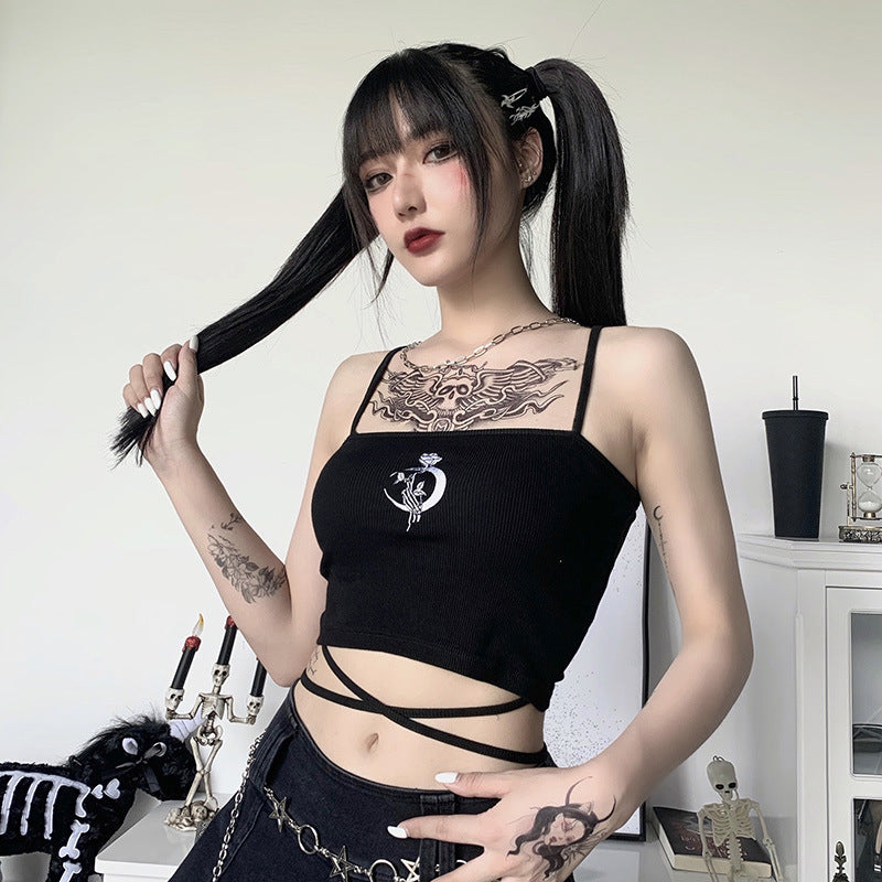 Gothic-Crop-Top