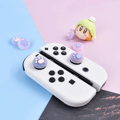 Cute Cat Thumb Grip Cap for Switch