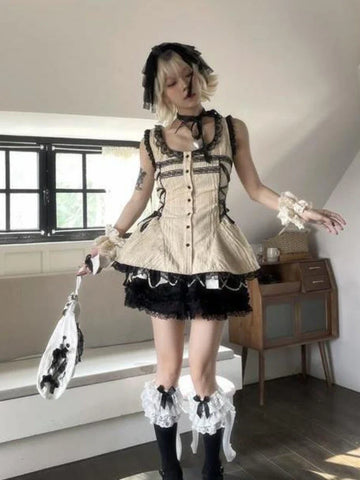 Gothic Lolita Lace Shirt