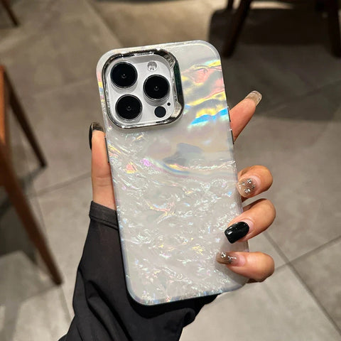 Bonita funda holográfica de ensueño para iPhone