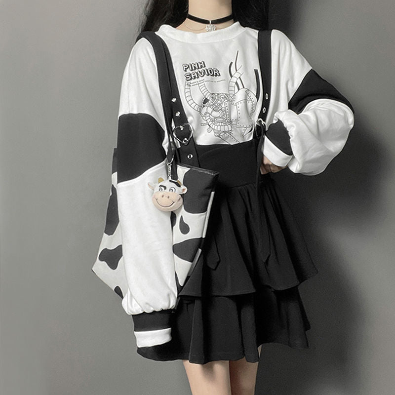 Pastell Gothic Anime Kleidungsset