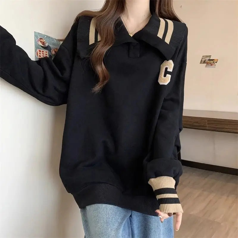 Korean Fashion Collar Pullover