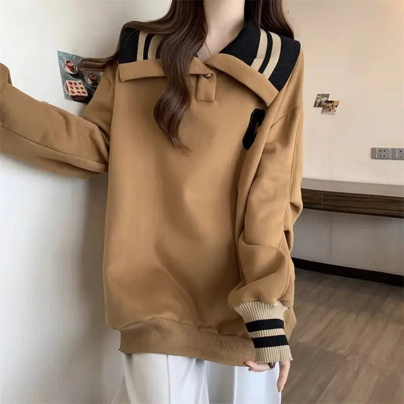 Korean Fashion Collar Pullover