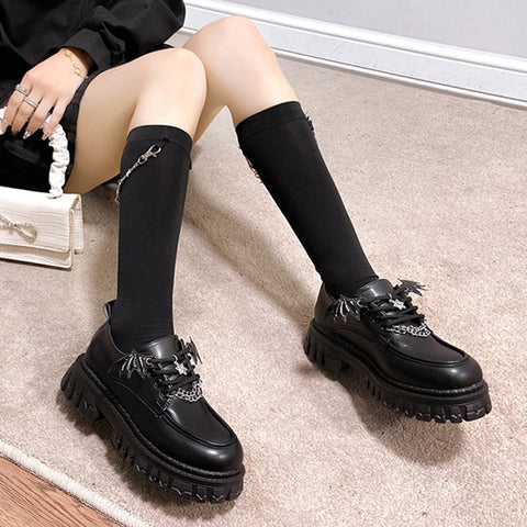 Gothic Aesthetic Platform Shoes