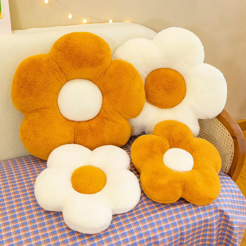 Cute Daisy Flower Plush Pillow