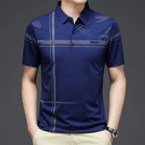 Omari - Men's Short Sleeve Anti-wrinkle Polo Shirt