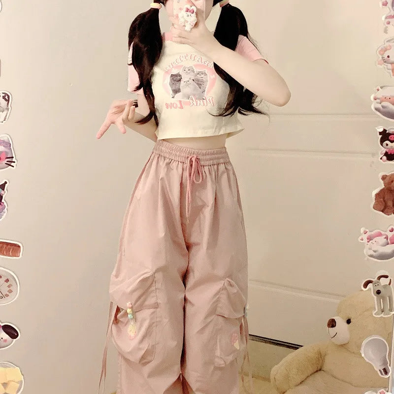 Cute Japanese Cargo Pants