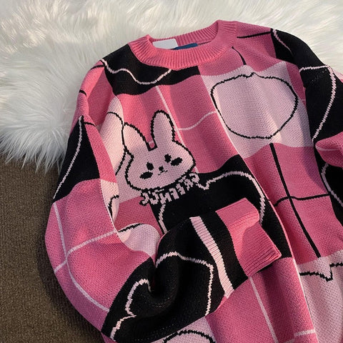 Japanischer Vintage Harajuku Pullover