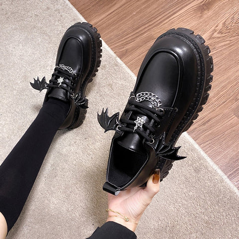 Gothic Aesthetic Platform Shoes