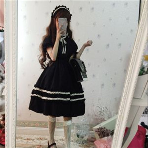 Vestido retro dulce lolita