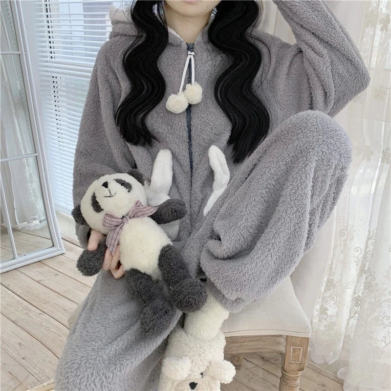 Süßer Hasen-Kigurumi-Pyjama 