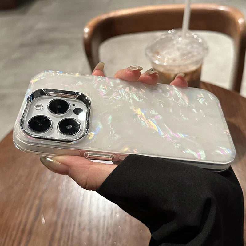 Bonita funda holográfica de ensueño para iPhone