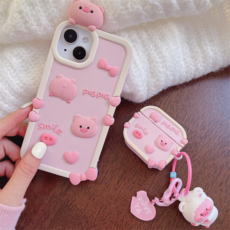 Cute Pig Case For Airpods