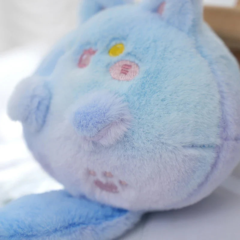 Llavero de juguete de peluche de gato kawaii