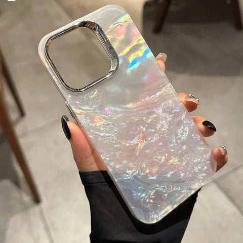 Bonita funda holográfica de ensueño para iPhone