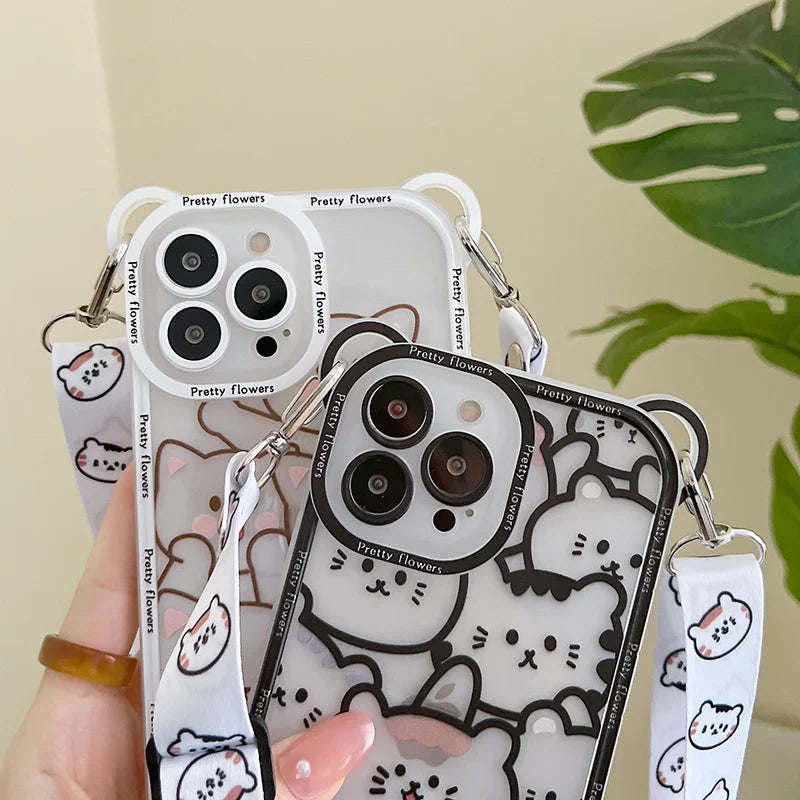 Funda para iPhone con un bonito gato