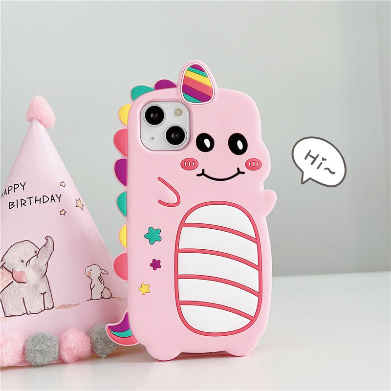 Funda para iPhone con dibujo de unicornio en 3D