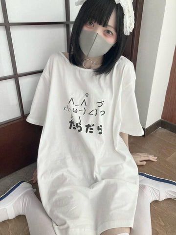 Camiseta estética japonesa de verano