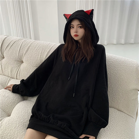 Devil Cat Ears Hoodie